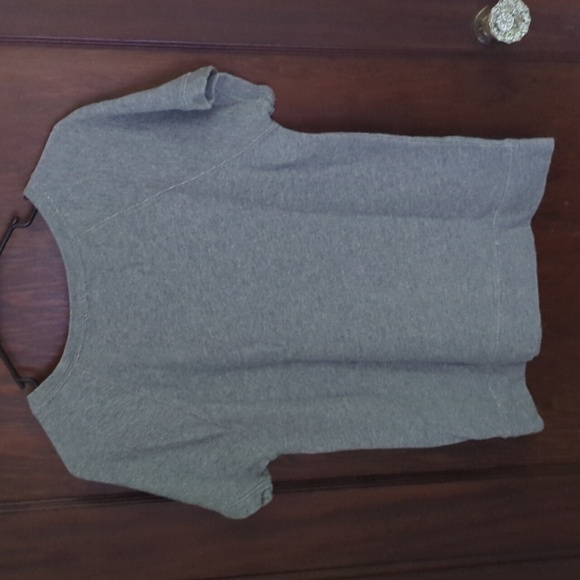 J.Crew Short Sleeve Gray Anchor Sweatshirt Size Medium - Picture 4 of 4